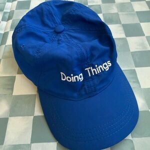 Outdoor Voices Blue 'Doing Things' Cap